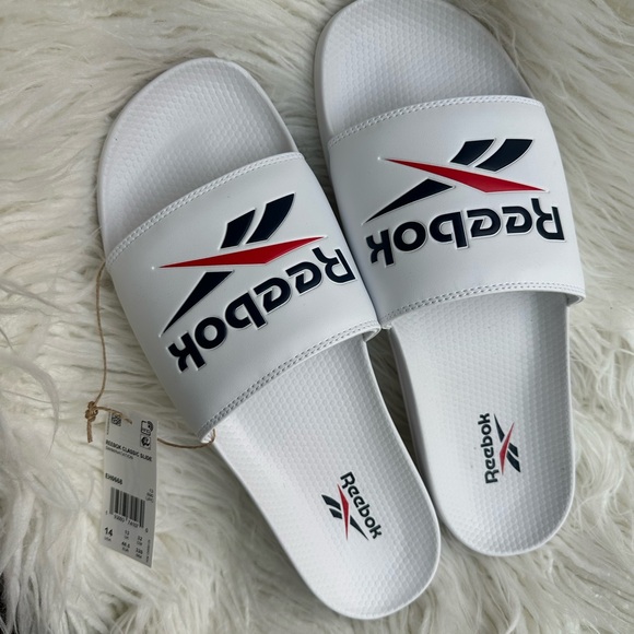 Reebok Other - Reebok Men’s White Classic Slide Sandals